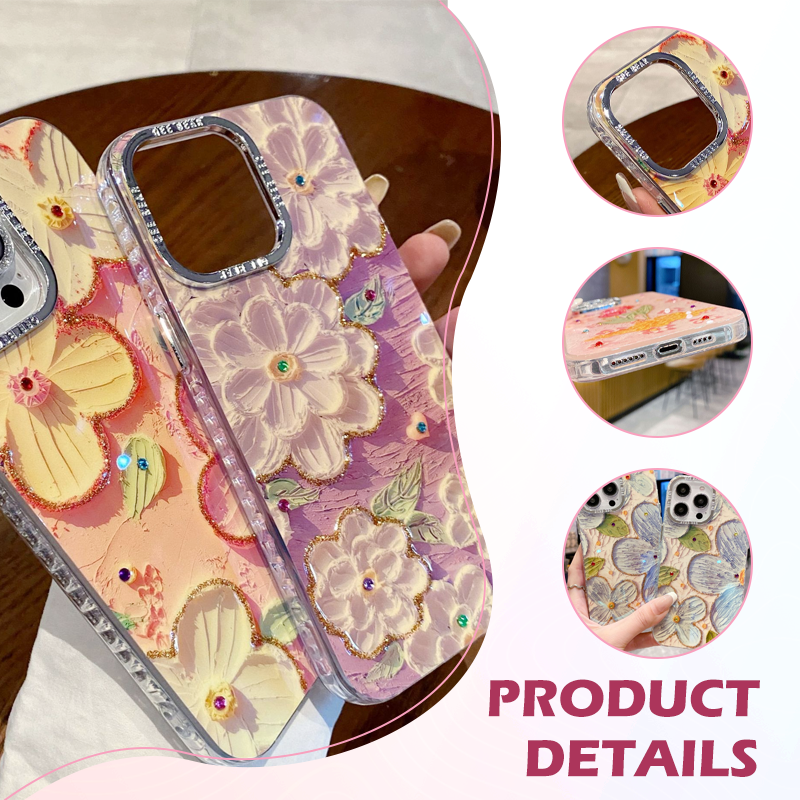 Shockproof Floral iPhone Phone Case