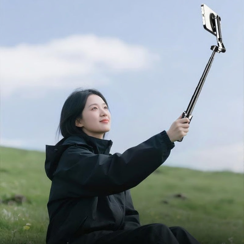 📱 LIMITED-TIME 50% OFF! ✨ Mini Magnetic Selfie Stick – Bluetooth Remote, 44cm Tripod, 360° 🔧