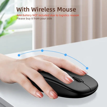 Bluetooth Wireless Keyboard with Leather Case for Samsung