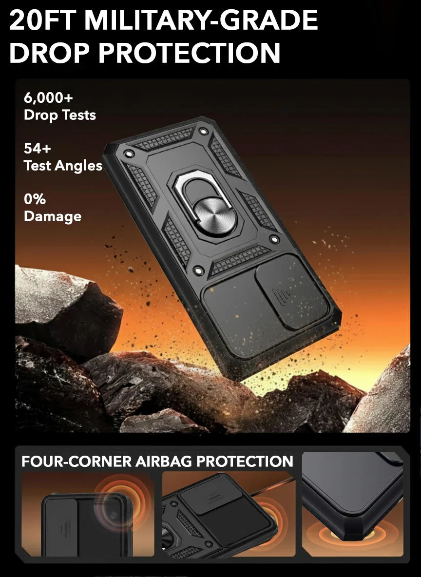 For iPhone Back Cover Case (Hybrid Dual Armor Polycarbonate)
