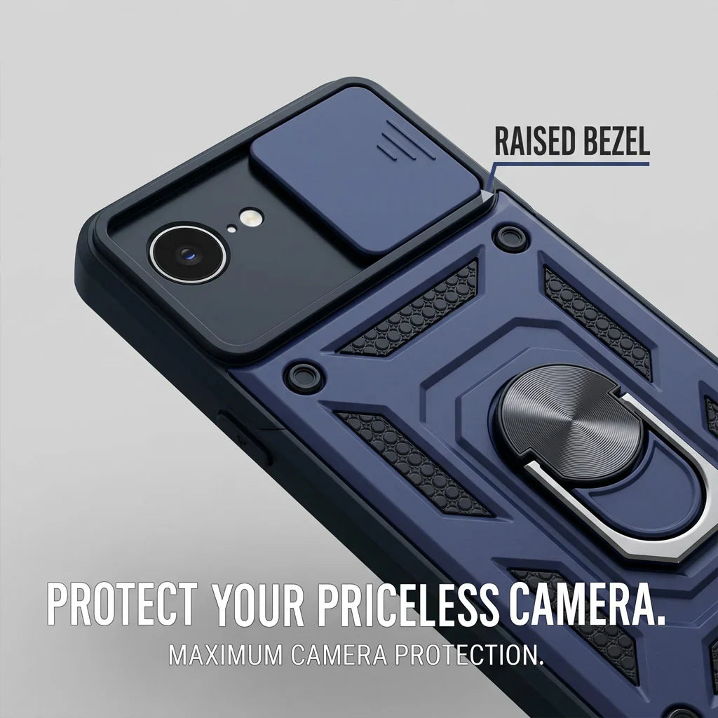 For iPhone Back Cover Case (Hybrid Dual Armor Polycarbonate)