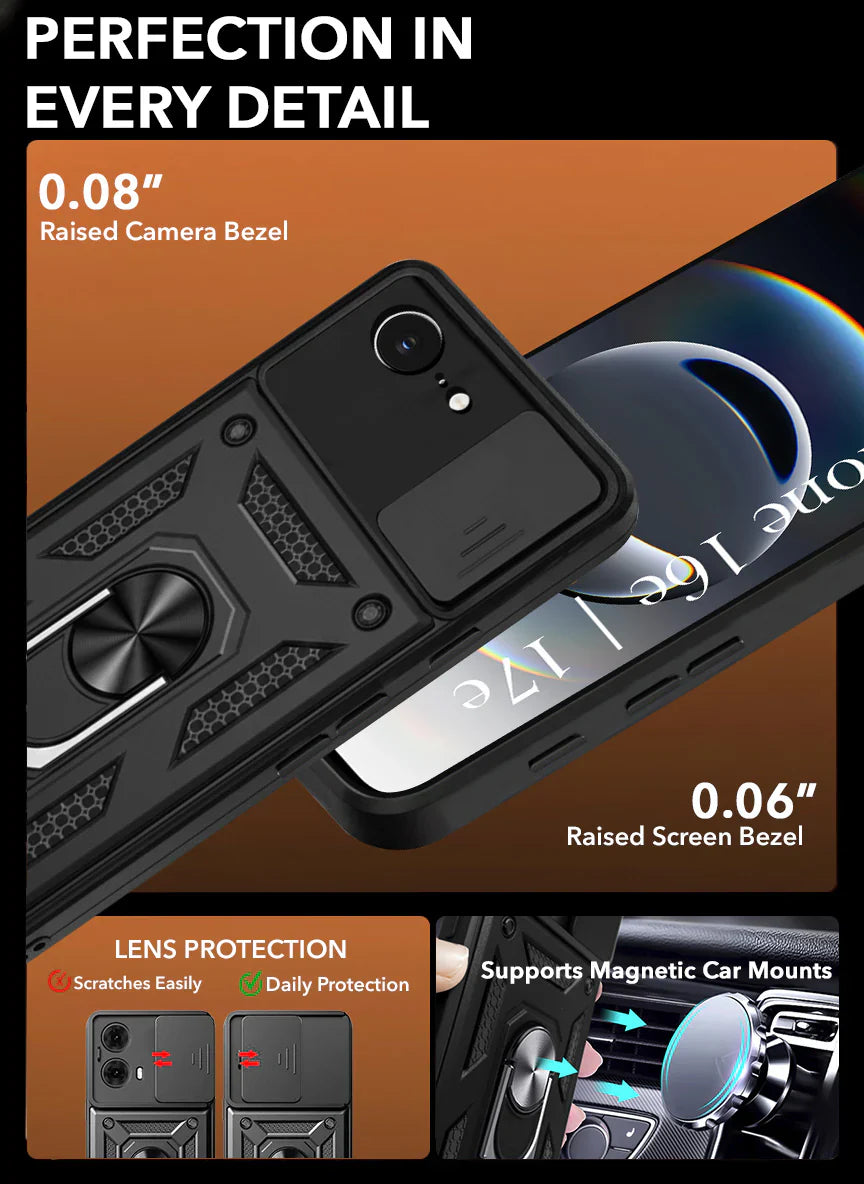 For iPhone Back Cover Case (Hybrid Dual Armor Polycarbonate)