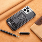 🔥Essential For Business📱Luxury leather iPhone case with removable magnetic tape