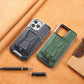 Magnetic Leather Case with Card Pocket for iPhone 15/14/13/12 Pro Max