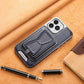 🔥Essential For Business📱Luxury leather iPhone case with removable magnetic tape