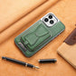 🔥Essential For Business📱Luxury leather iPhone case with removable magnetic tape