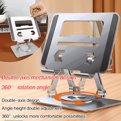 🔥Big Sale 49% OFF💥 360° Rotatable and Adjustable Lifting Aluminum Alloy Mobile Phone Tablet Laptop Holder