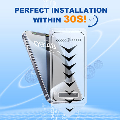 Anti Peeping Screen Protectors with Applicator for iPhone