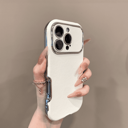 Funda de piel nobuck para iPhone