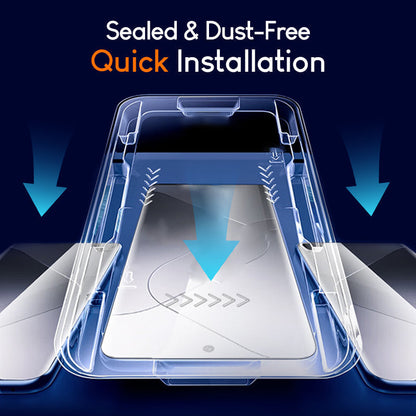 Anti-peep & 4K HD Glass Screen Protector with Auto Dust-elimination Installation（Series S21-25）