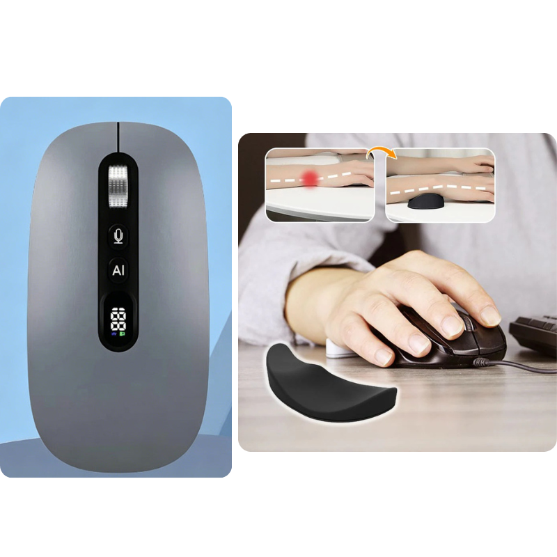 🎁2026 New Arrivals 40% OFF💥AI Smart Voice Wireless Mouse Real-Time Translation, Silent Click  Boosts Productivity For Work & Study! ⚡🖱️💬