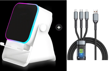 Induction Audio, Phone Holder & Ambient Light