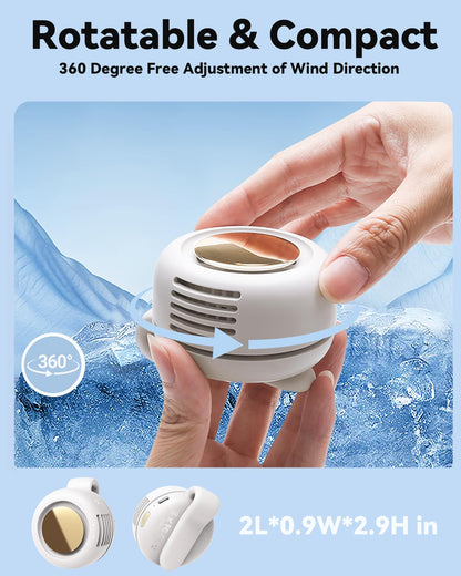 🥳2026 HOT SALE🥳💞50K+ SOLD!🌀🛡️ 50% OFF! Bladeless Clip‑on Fan – No exposed blades, safe for kids & pets. Powerful airflow, whisper‑quiet. 🧊❄️