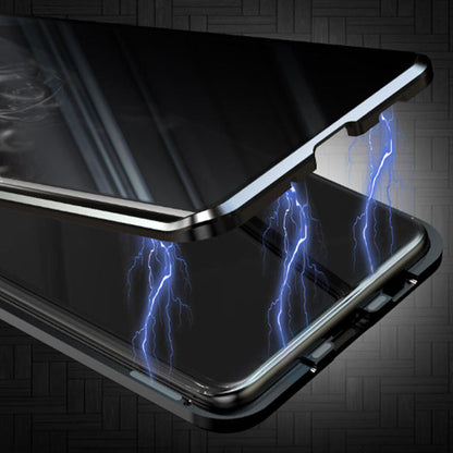 🔥58% OFF🔥Anti-peeping Magnetic Tempered Glass Double-sided Phone Case For Samsung S21-25 Series