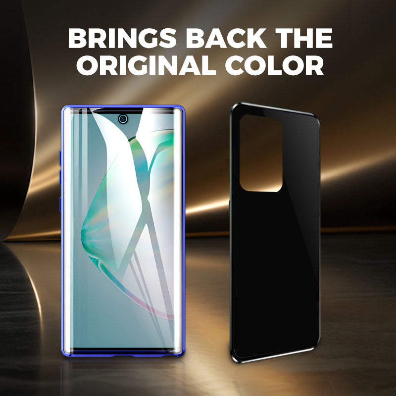 Anti-peeping Magnetic Tempered Glass Double-sided Phone Case For Samsung S26-21 Series