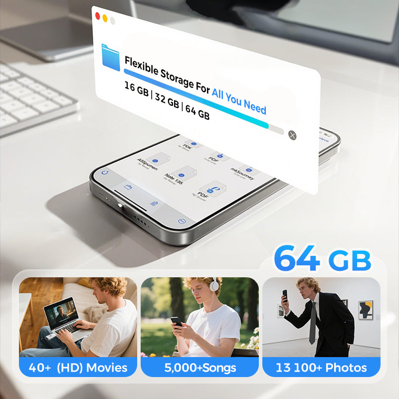 🥳2026 HOT SALE🥳💞50K+ SOLD!⚡📱 50% OFF! 4‑in‑1 Flash Drive – 64GB, MFI Lightning + Micro USB + USB 3.0. Works on iPhone, iPad, Android, PC. 💻✨