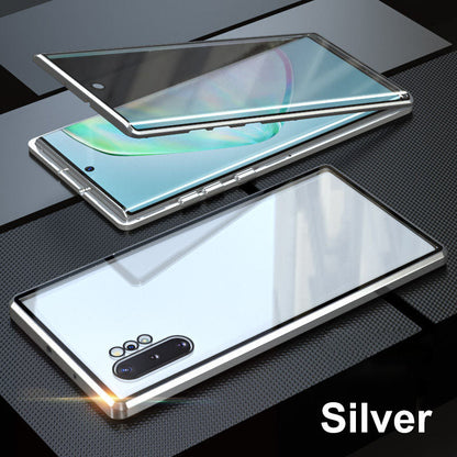 Anti-peeping Magnetic Tempered Glass Double-sided Phone Case For Samsung S26-21 Series