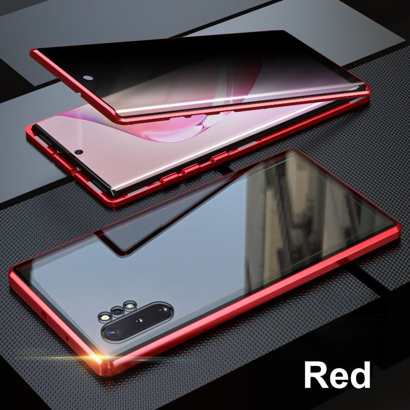 Anti-peeping Magnetic Tempered Glass Double-sided Phone Case For Samsung S26-21 Series