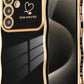 New Arrival - Fashionable Ripple Heart Solid Color Shockproof Case for Samsung