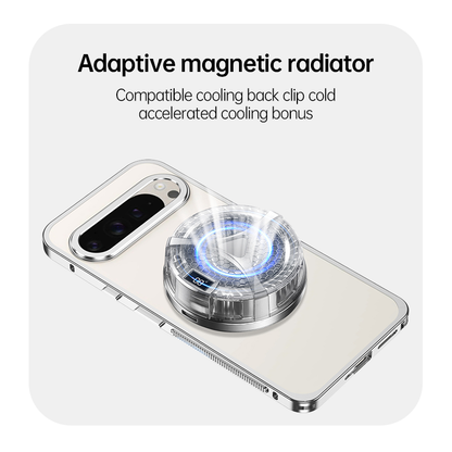 Funda AIRKAS Premium con marco de acero inoxidable para Google Pixel 9 Pro: protección delgada y duradera