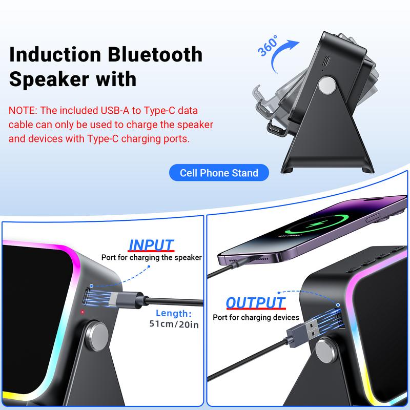 Induction Audio, Phone Holder & Ambient Light