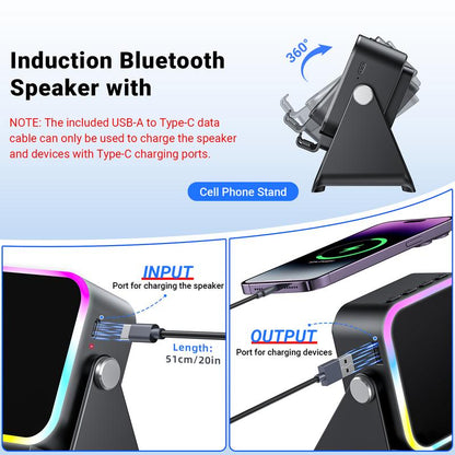 Induction Audio, Phone Holder & Ambient Light