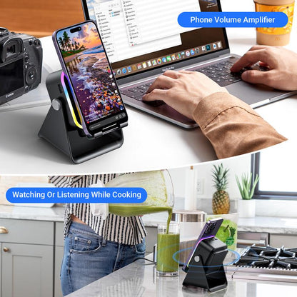 Induction Audio, Phone Holder & Ambient Light