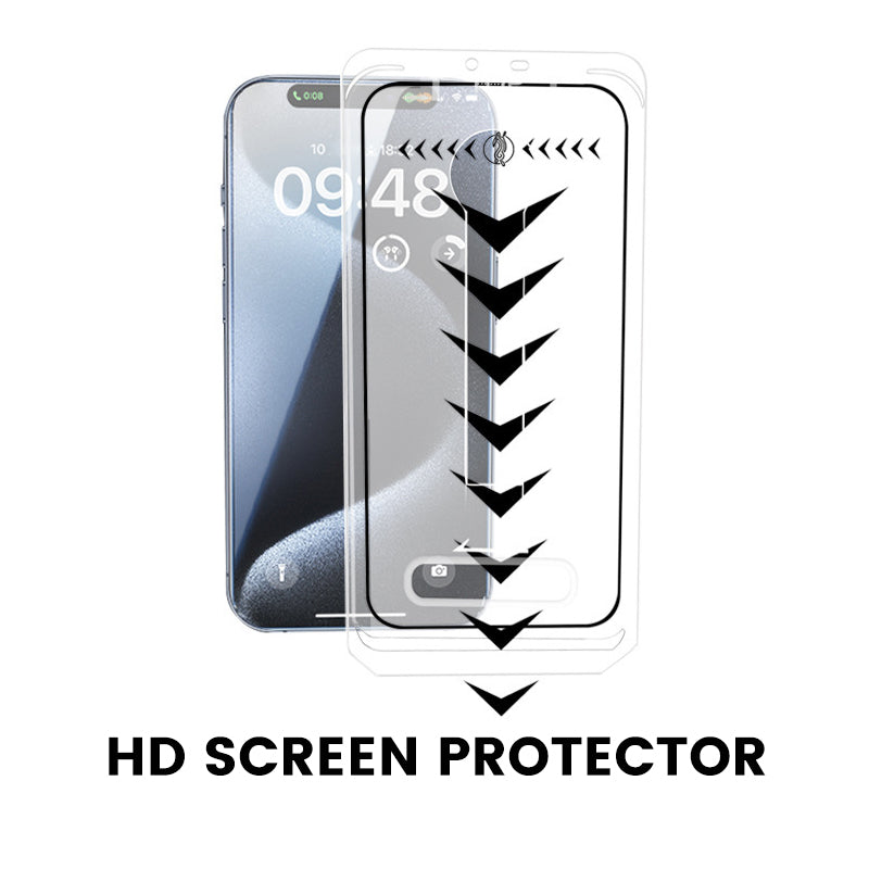 Anti Peeping Screen Protectors with Applicator for iPhone
