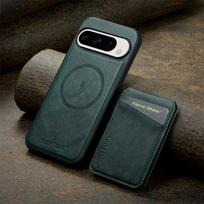 Funda de cuero con billetera para la serie Google Pixel