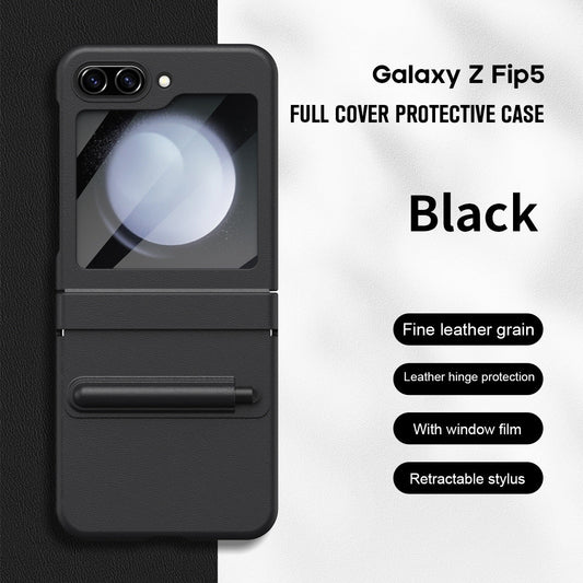 💥Best-Selling Flip Case – 50% Off Today!📱Leather Hinged Protective with Pen Slot Case Cover for Samsung Flip Serie