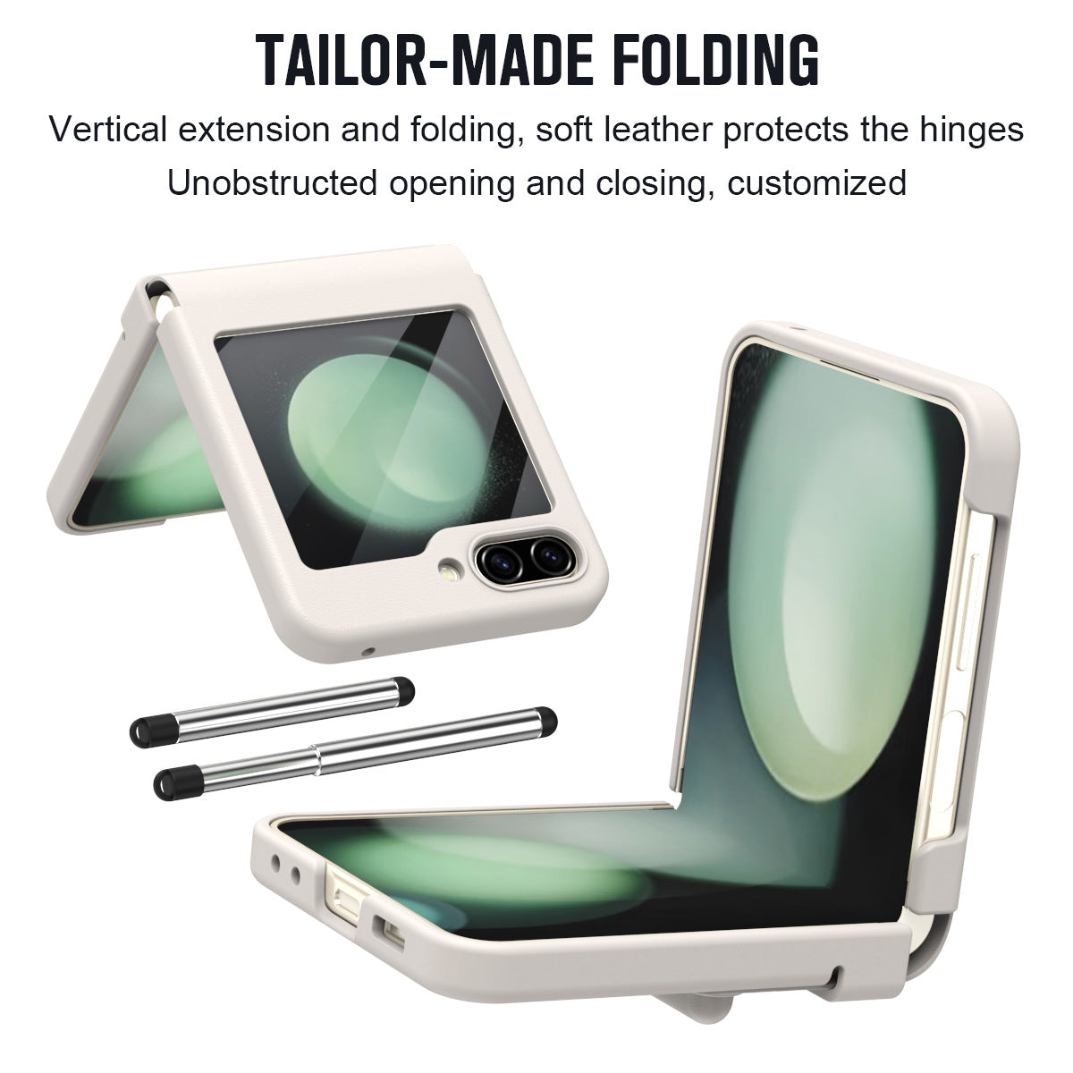 💥Best-Selling Flip Case – 50% Off Today!📱Leather Hinged Protective with Pen Slot Case Cover for Samsung Flip Serie
