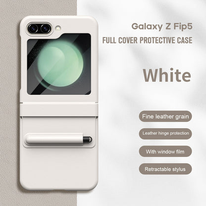 💥Best-Selling Flip Case – 50% Off Today!📱Leather Hinged Protective with Pen Slot Case Cover for Samsung Flip Serie