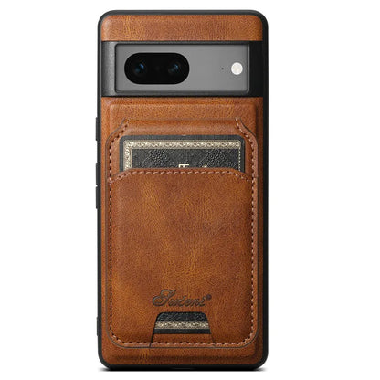 Funda de cuero magnética con billetera para la serie Google Pixel