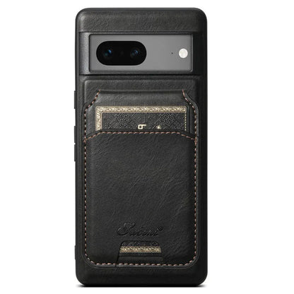 Funda de cuero magnética con billetera para la serie Google Pixel
