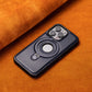 Full Leather Shockproof Magnetic Case for iPhone