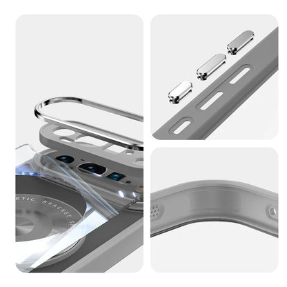Transparent Magnetic Case with Bracket