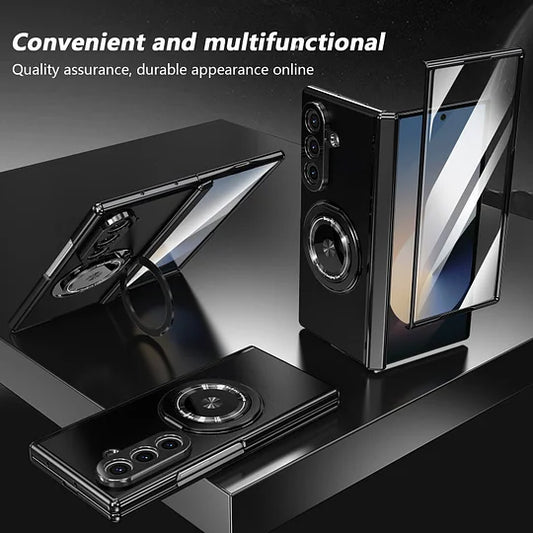 🔥Suitable For Galaxy Z Fold/Flip Magnetic Rotating Bracket Mobile Phone Case