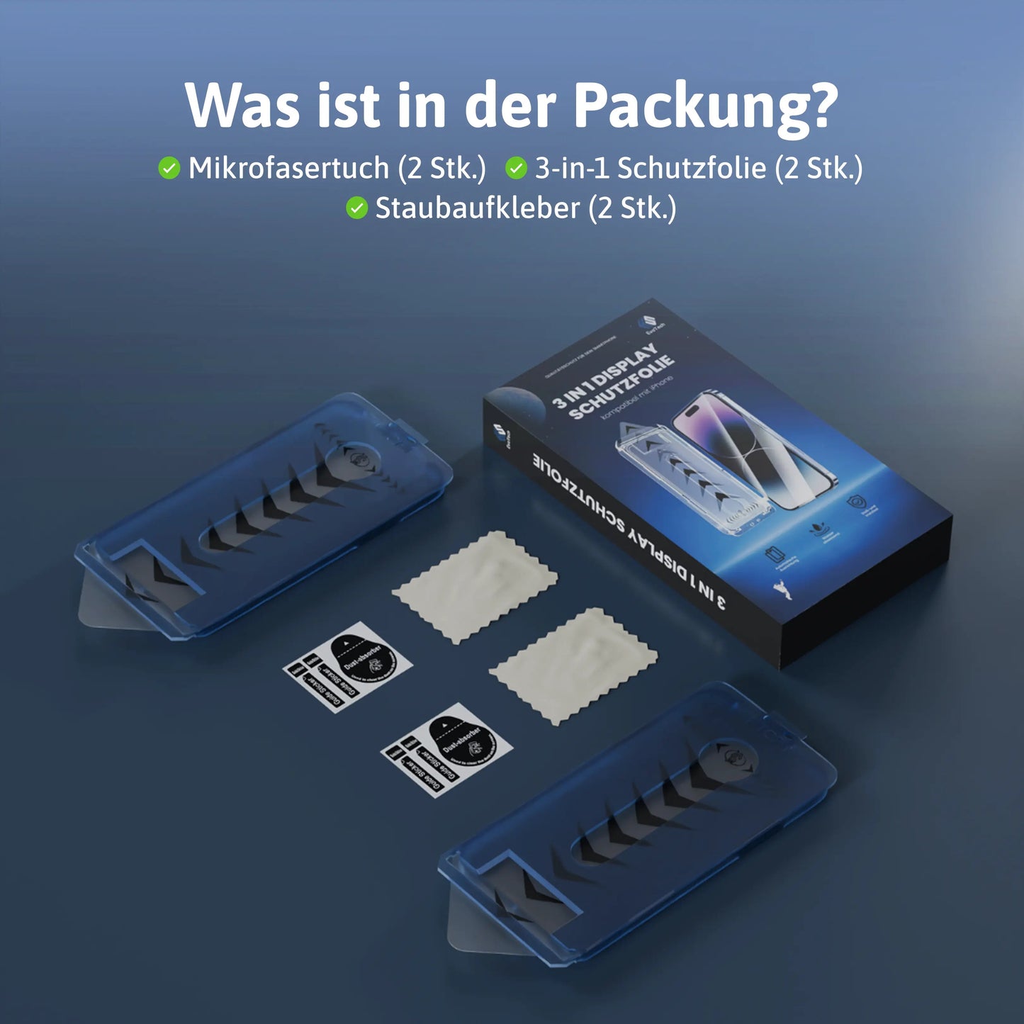 3 in 1 Schutzfolie - iPhone