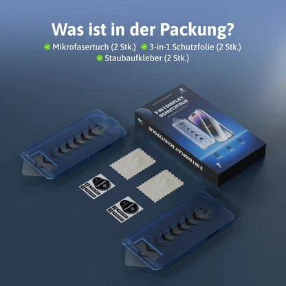 3 in 1 Schutzfolie - iPhone