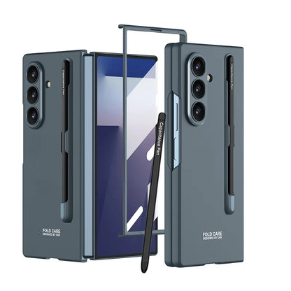 Múnla Nua atá oiriúnach do Cás Fón Sliotán Samsung Zfold 7 Peann le Cás Cás Stylus pearsantaithe Cás Cosanta Ultra-Tin comhtháite