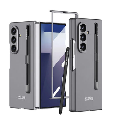 Múnla Nua atá oiriúnach do Cás Fón Sliotán Samsung Zfold 7 Peann le Cás Cás Stylus pearsantaithe Cás Cosanta Ultra-Tin comhtháite