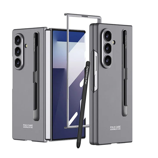 New Model Suitable For Samsung Zfold 7 Pen Slot Phone Case With Personalized Stylus Case Film Integrated Ultra-Thin Protective Case