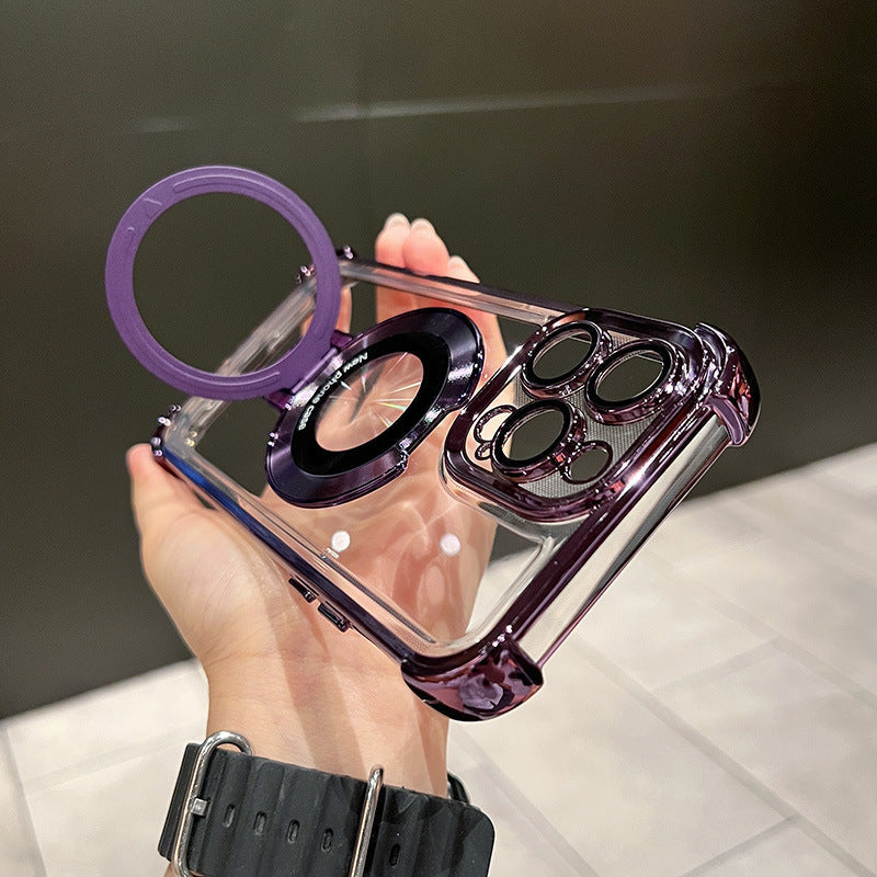 🛒⏰️𝐓𝐨𝐝𝐚𝐲'𝐬 𝐅𝐫𝐞𝐞 𝐬𝐡𝐢𝐩𝐩𝐢𝐧𝐠✈️Anti-Drop Magnetic Bracket Case Cover for iPhone