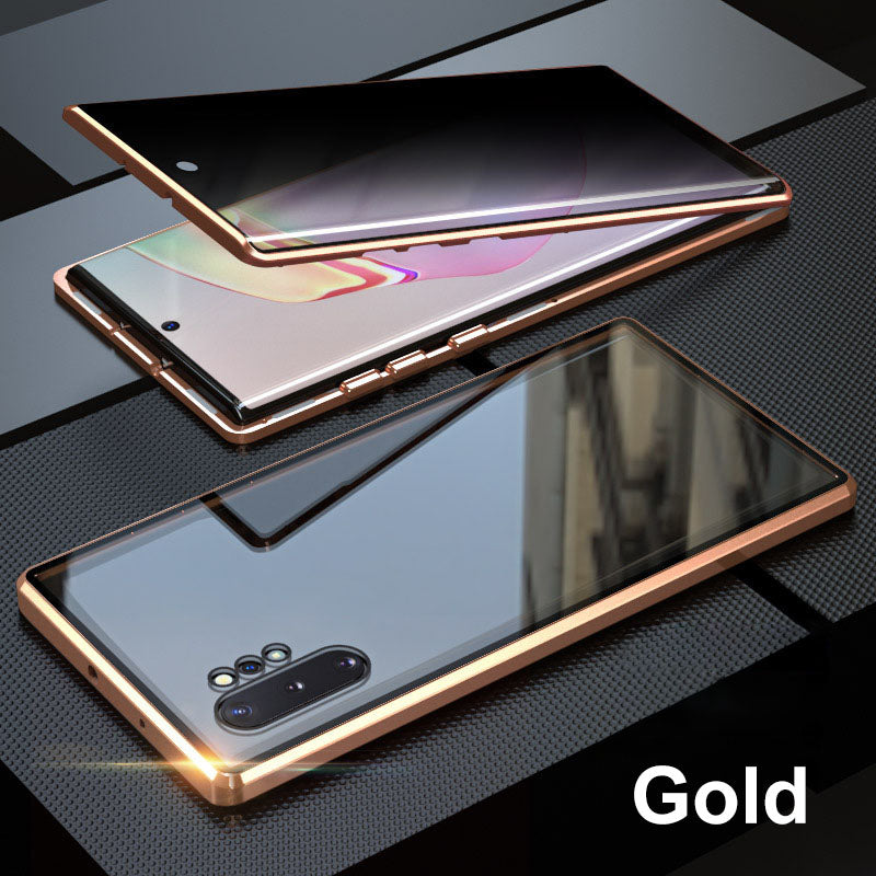 Anti-peeping Magnetic Tempered Glass Double-sided Phone Case For Samsung S26-21 Series