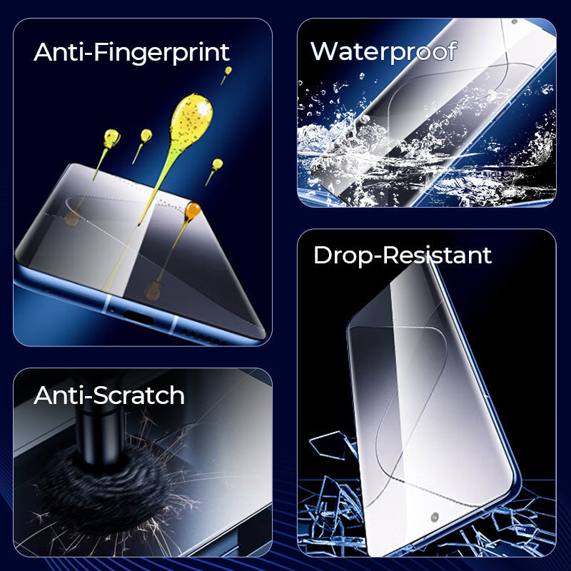 Anti-peep & 4K HD Glass Screen Protector with Auto Dust-elimination Installation（Series S21-25）