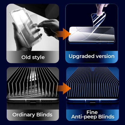 Anti-peep & 4K HD Glass Screen Protector with Auto Dust-elimination Installation（Series S21-25）