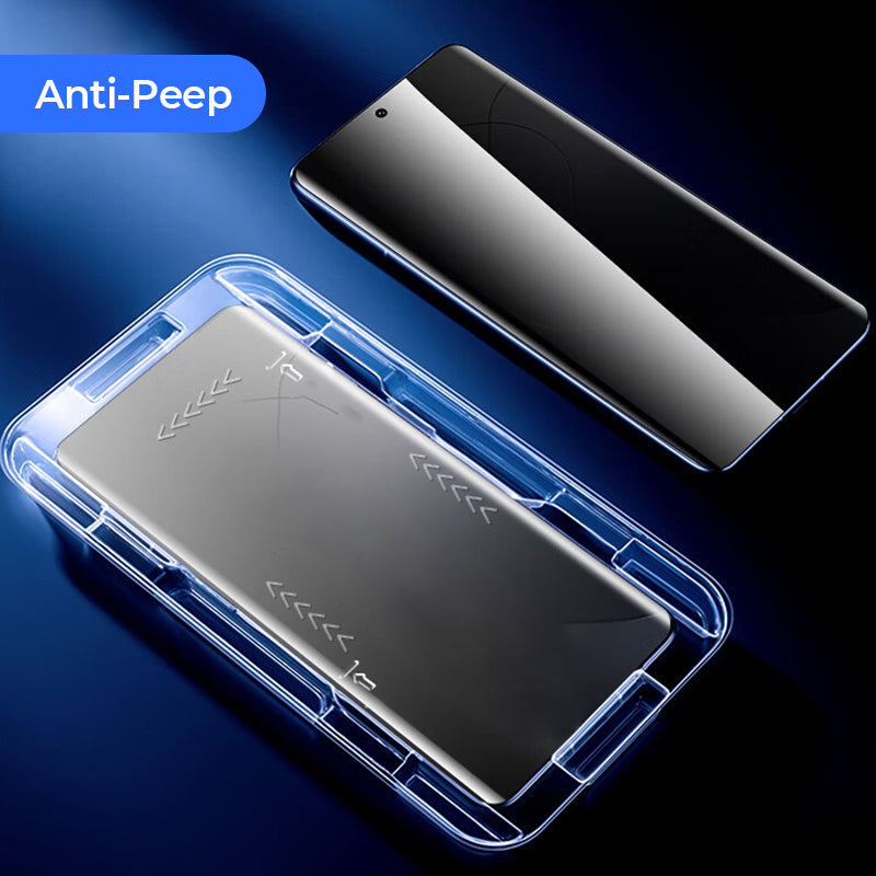 Anti-peep & 4K HD Glass Screen Protector with Auto Dust-elimination Installation（Series S21-25）
