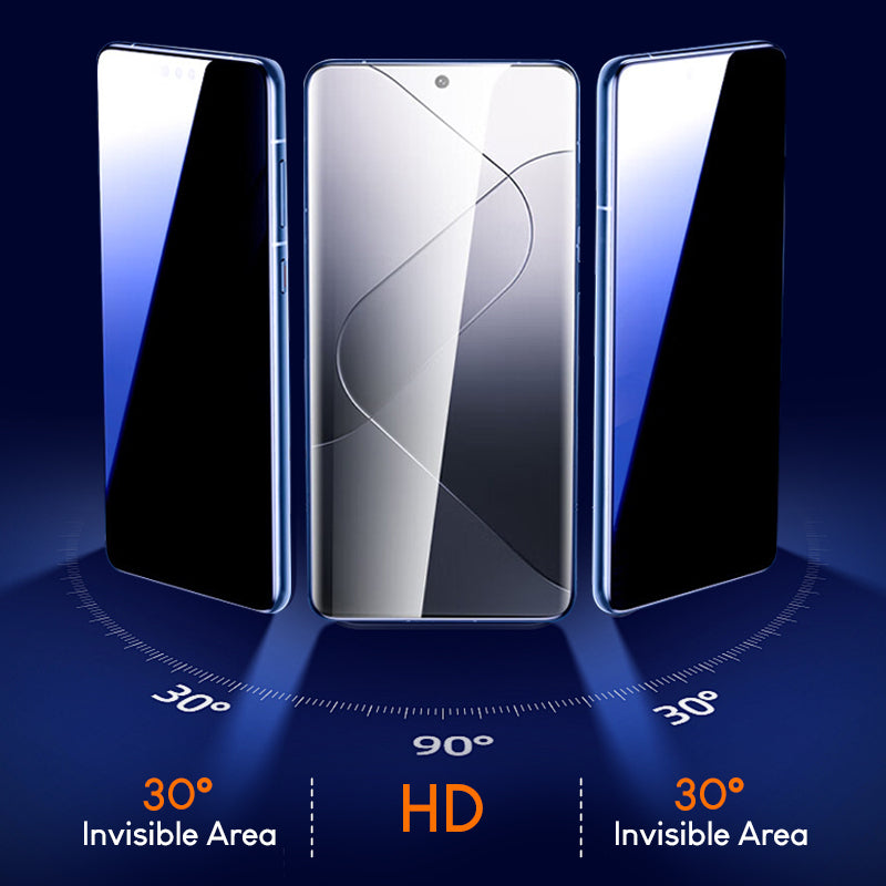 Anti-peep & 4K HD Glass Screen Protector with Auto Dust-elimination Installation（Series S21-25）