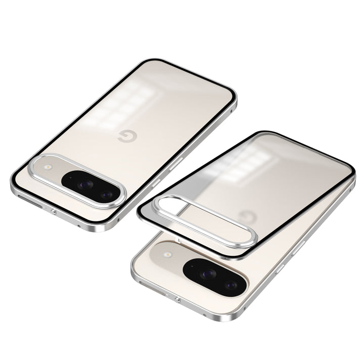 Funda de aluminio magnética con protección de cámara para la serie Google Pixel
