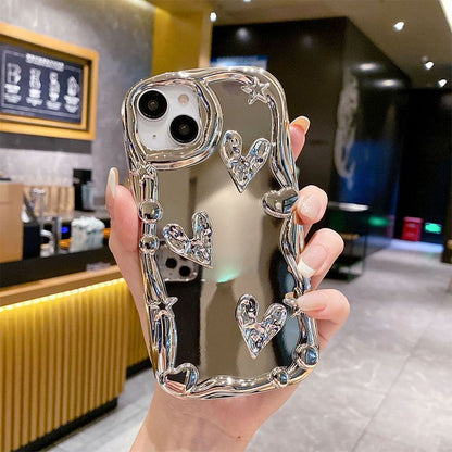 Electroplated Mirror Phone Case Cover For iPhone - Great Gift